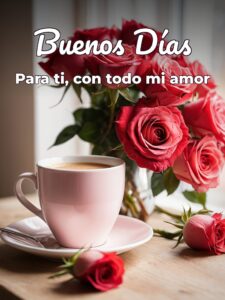 Saludos de buenos días para mi amor para WhatsApp