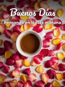 Saludos de buenos días para un amor para WhatsApp