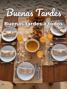 Tarjetas buenas tardes amigos para Facebook y WhatsApp