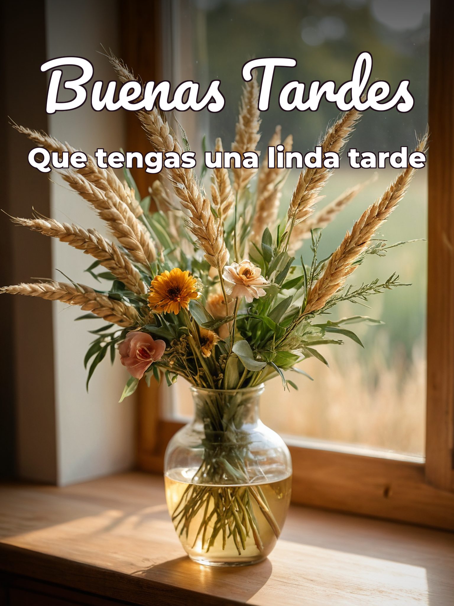 Tarjetas buenas tardes gratis para WhatsApp celular