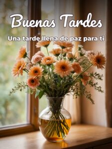 Tarjetas buenas tardes para WhatsApp celular