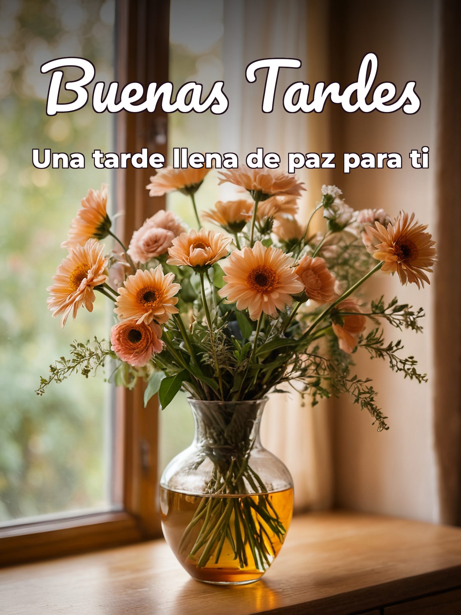 Tarjetas buenas tardes para WhatsApp celular