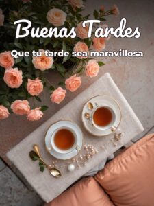 Tarjetas d buenas tardes para WhatsApp celular