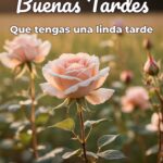 buenas tardes que tengas una linda tarde
