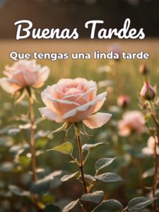 Tarjetas de buenas tardes