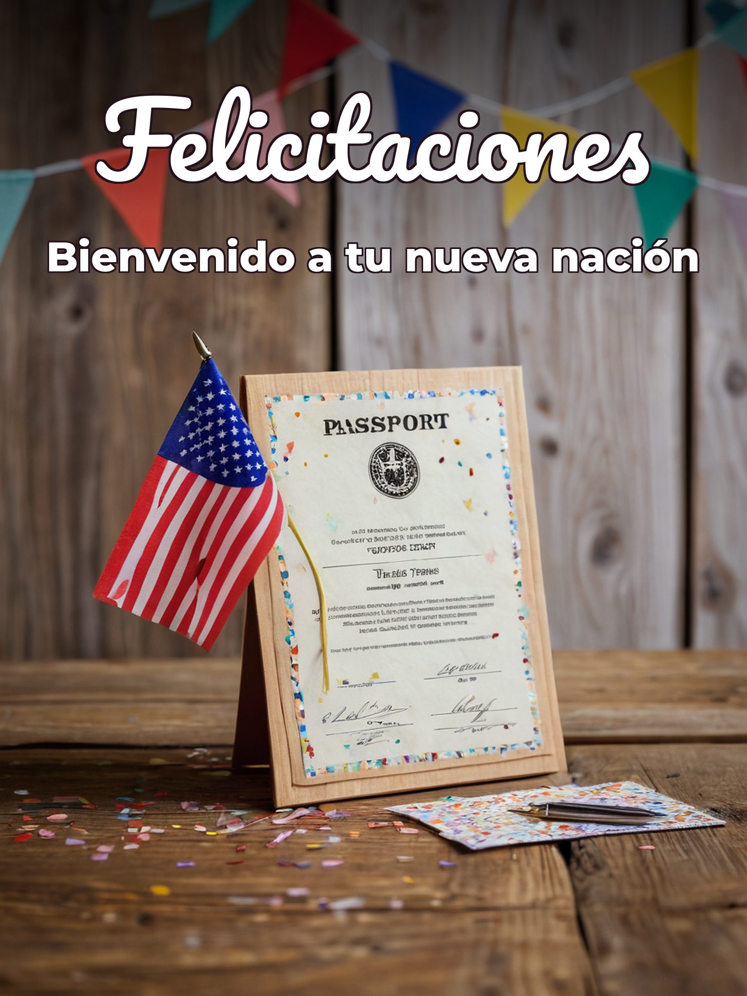 Tarjetas de Felicitaciones por Ciudadanía