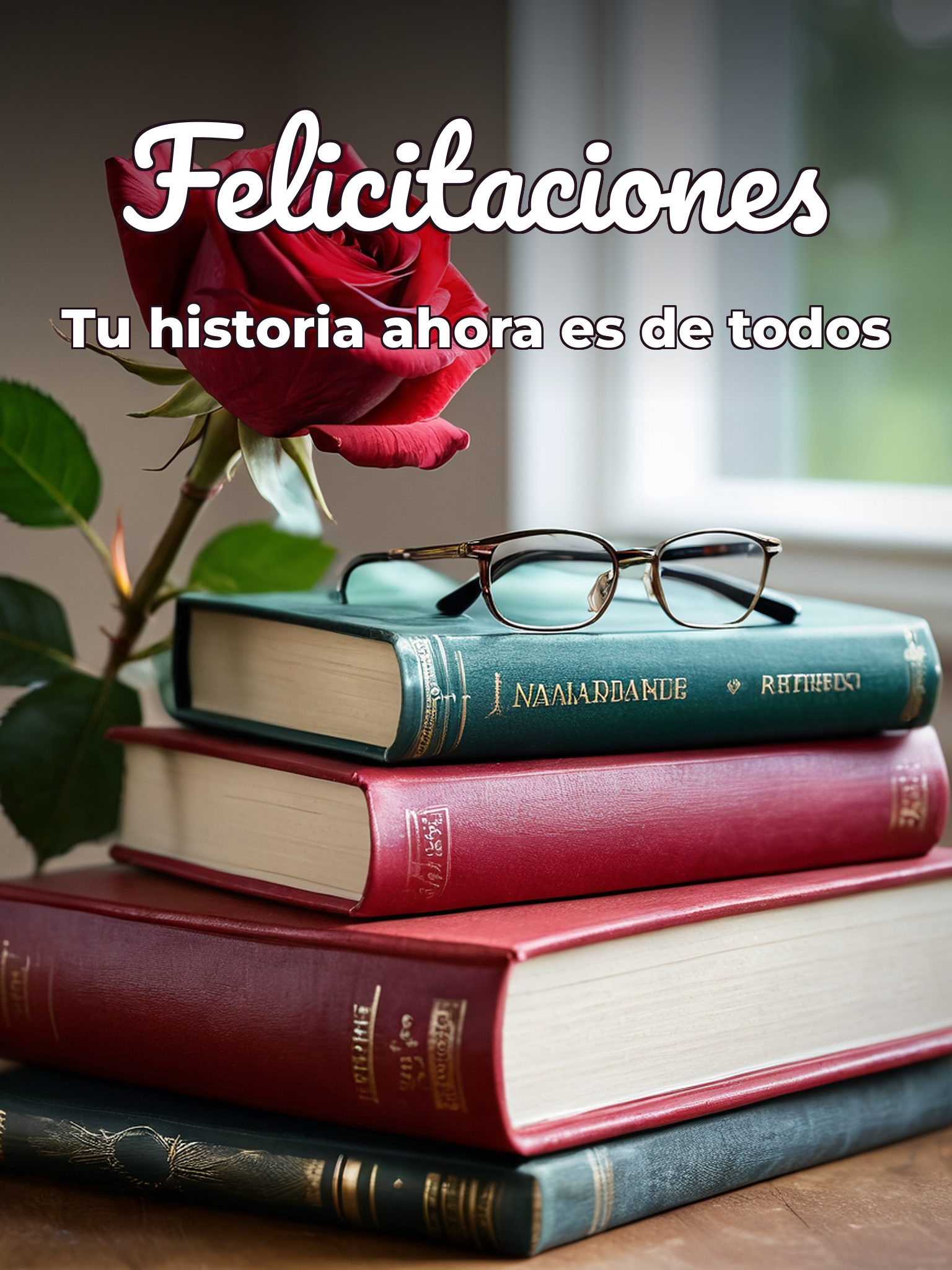 Tarjetas de Felicitaciones por Libro Publicado