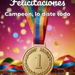 tarjetas de felicitaciones por logro deportivo