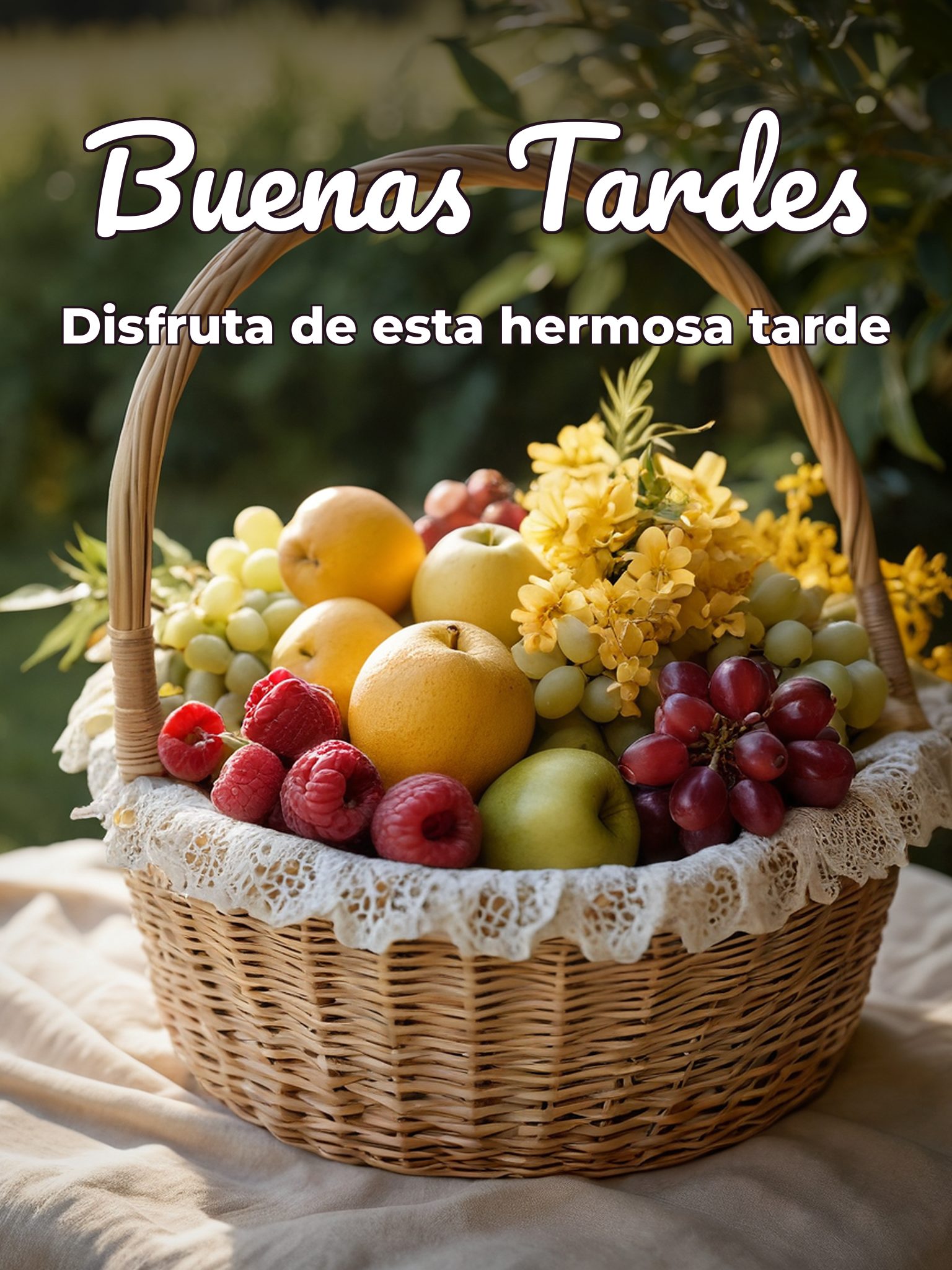 Tarjetas de feliz tarde para WhatsApp celular