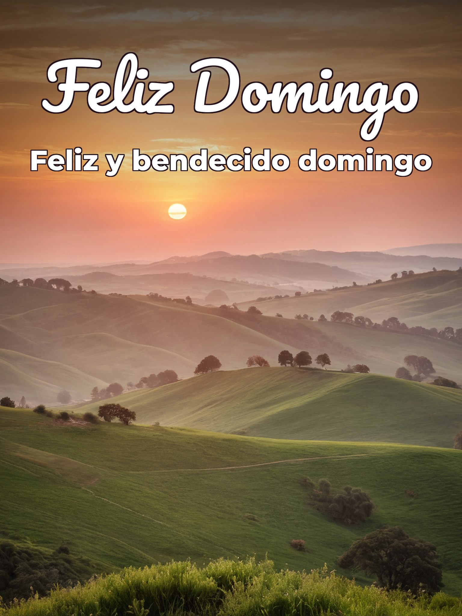 Tarjetas feliz domingo para celular