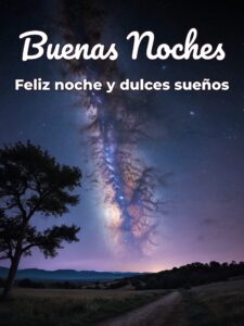Tarjetas para desear buenas noches para celular