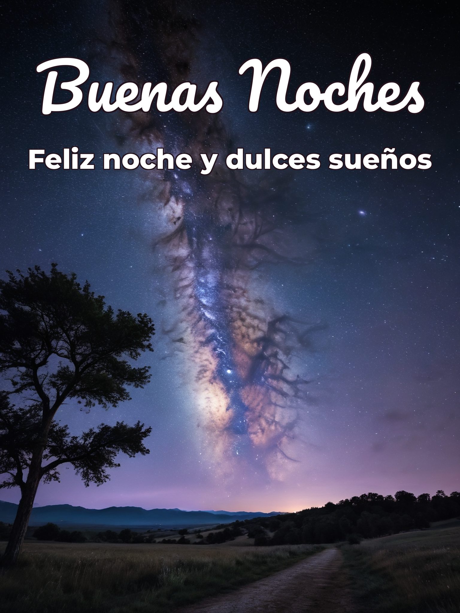 Tarjetas para desear buenas noches para celular