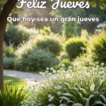 feliz jueves que hoy sea un gran jueves