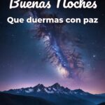 buenas noches que duermas con paz