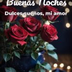 buenas noches dulces sueños, mi amor