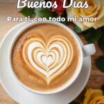 buenos días para ti, con todo mi amor