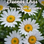 buenos días que hoy sea un gran día