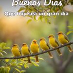 buenos días que hoy sea un gran día