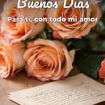 buenos días para ti, con todo mi amor