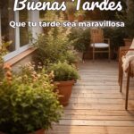 buenas tardes que tu tarde sea maravillosa