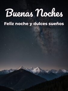 Un bonito mensaje de buenas noches para Facebook