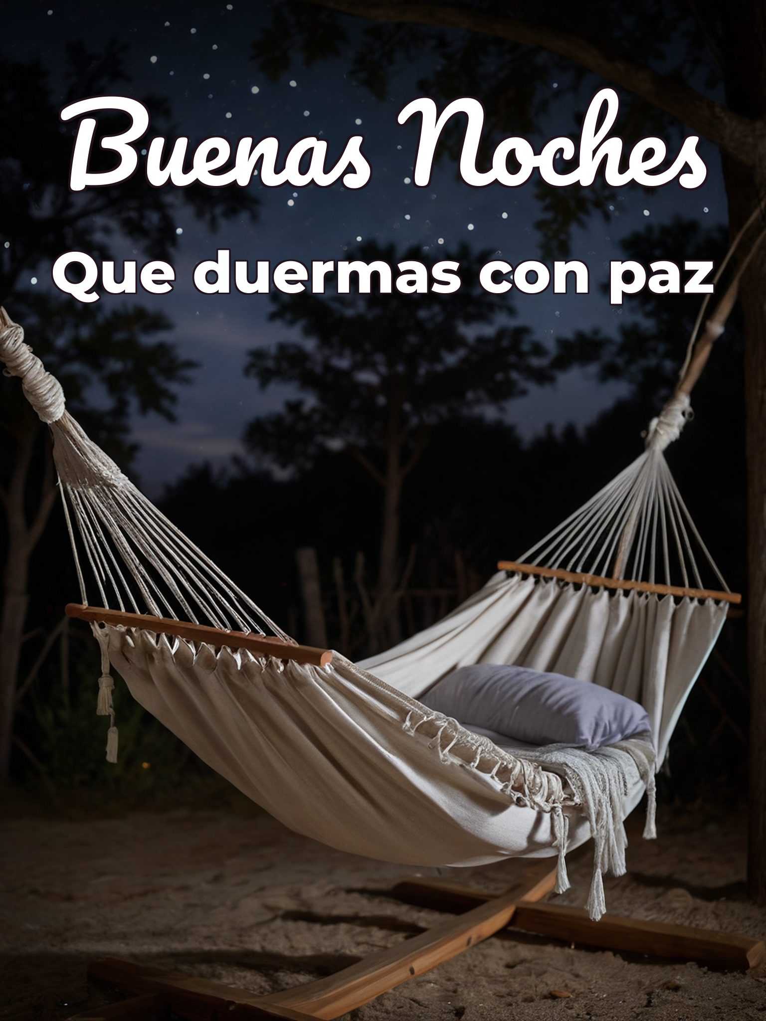 Un bonito mensaje de buenas noches para WhatsApp