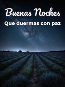 Un buen mensaje de buenas noches