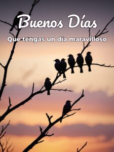 Un buen mensaje de buenos días para celular