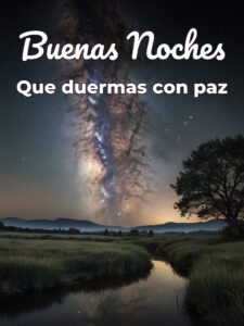 Un buenas noches para celular
