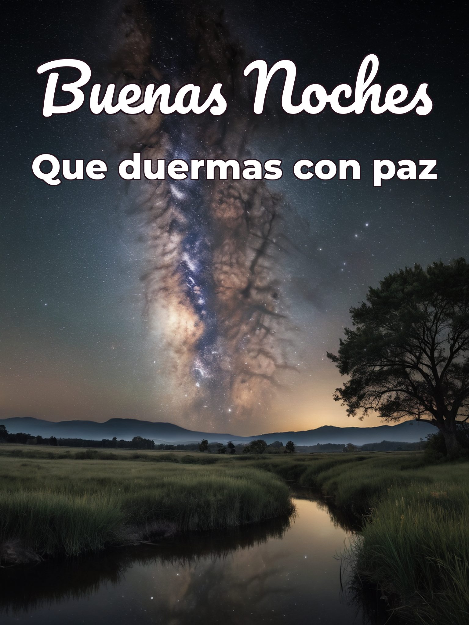 Un buenas noches para celular