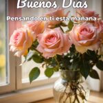 buenos días pensando en ti esta mañana