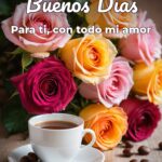 buenos días para ti, con todo mi amor