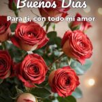 buenos días para ti, con todo mi amor