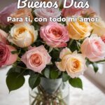 buenos días para ti, con todo mi amor