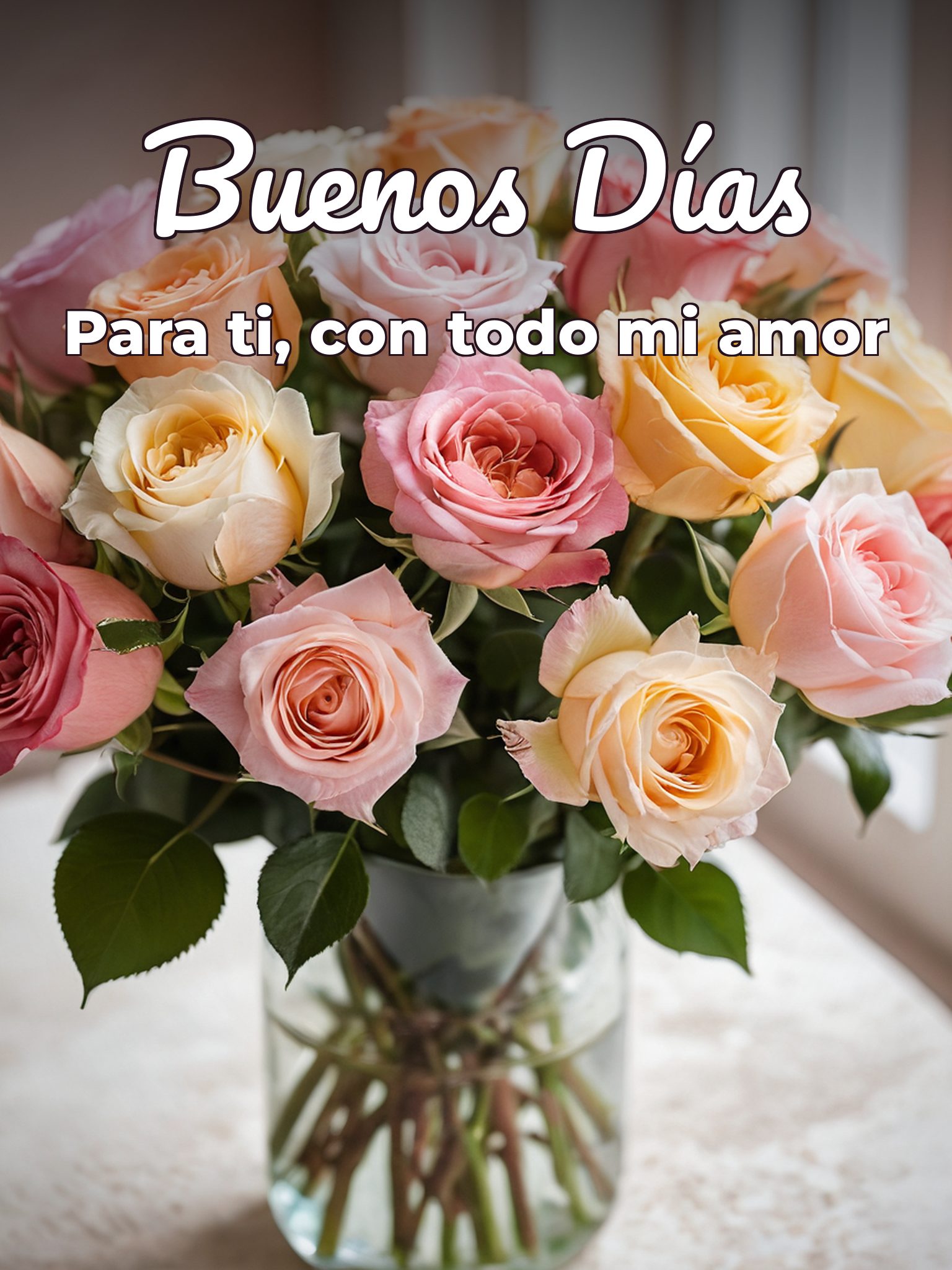 Un buenos días para mi amor para WhatsApp