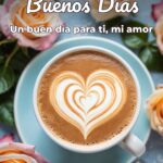 buenos días un buen día para ti, mi amor