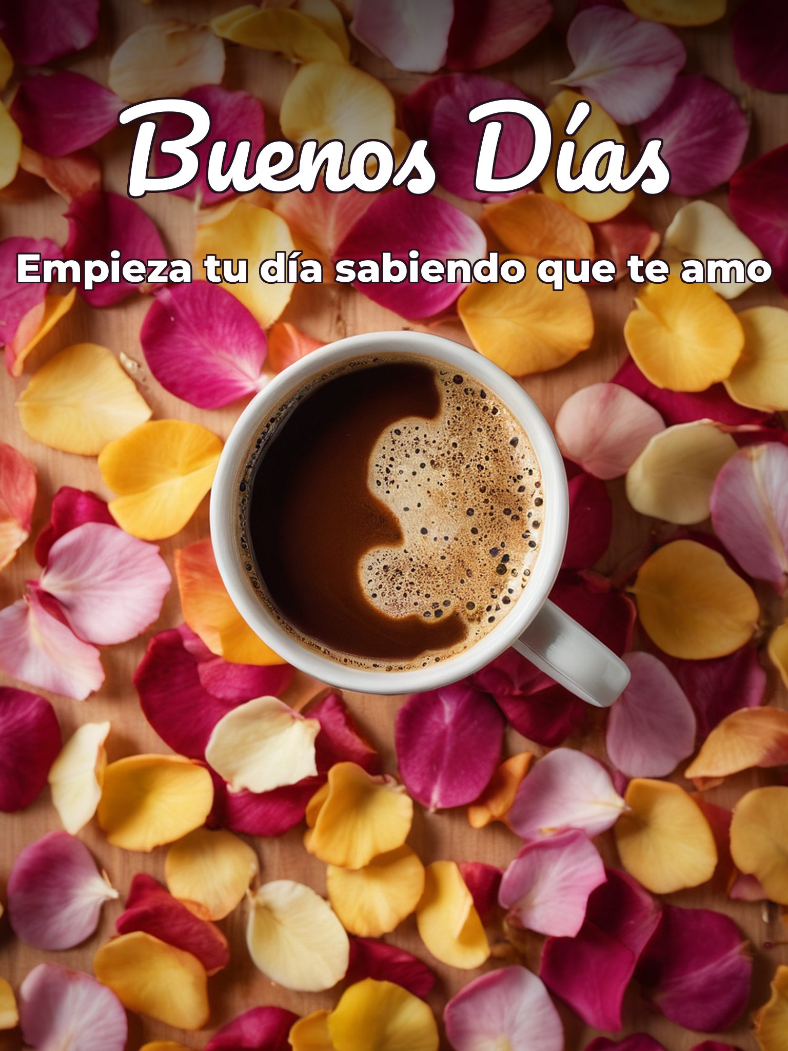 Un buenos días para mi novio para Facebook