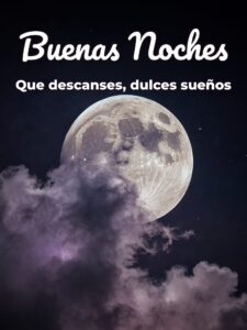 Un imagen de buenas noches