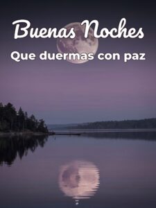 Un imagen de buenas noches para Facebook