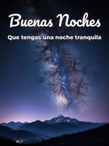 Un lindo mensaje de buenas noches para celular