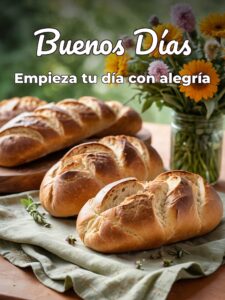 Un lindo mensaje de buenos días para una amiga