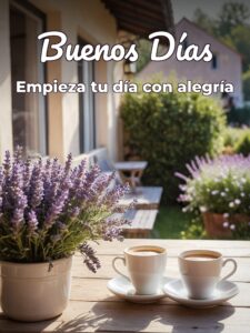 Un lindo mensaje de buenos días para WhatsApp