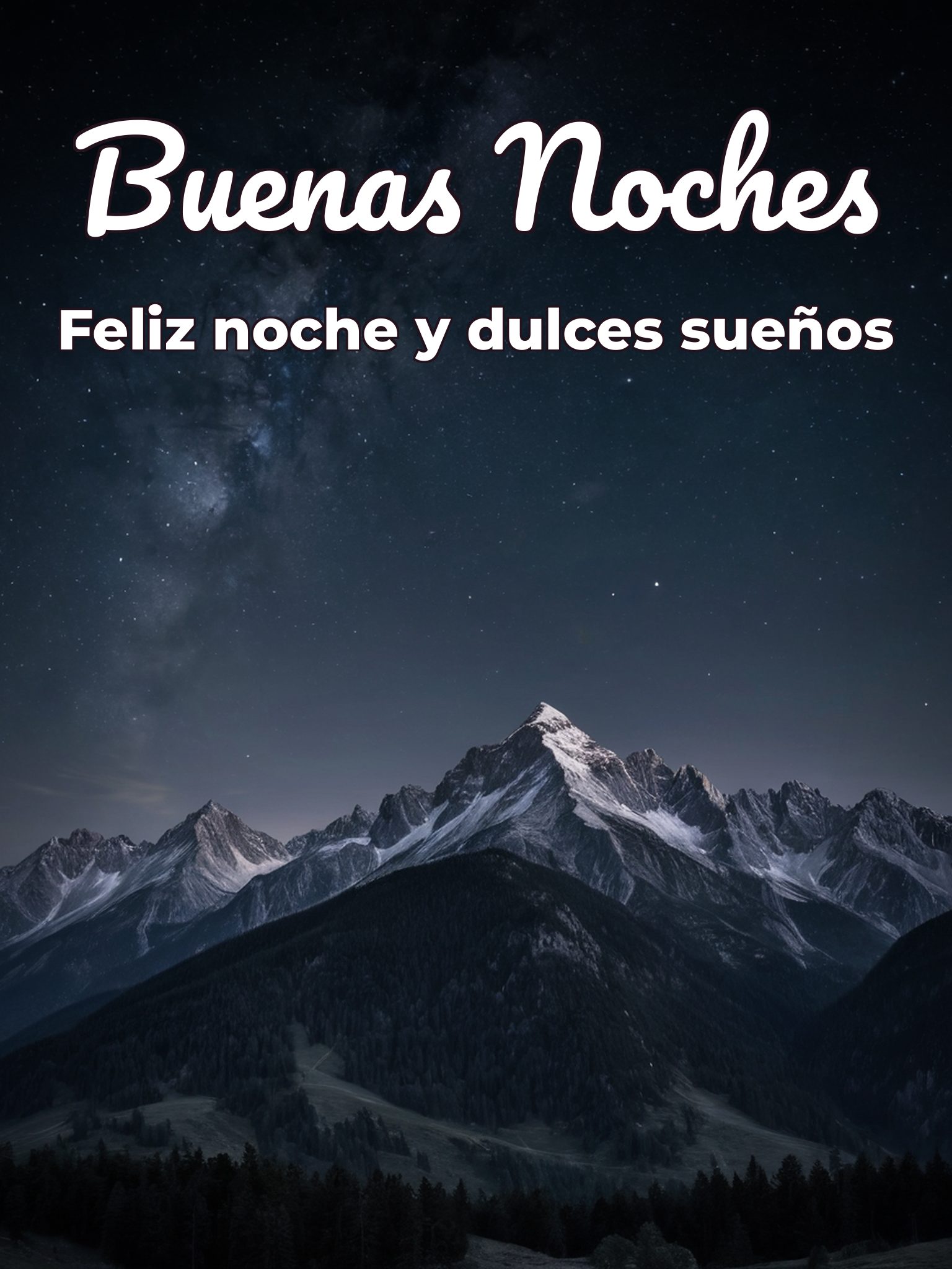 Un mensaje bonito de buenas noches