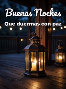 Un mensaje de buenas noches para celular