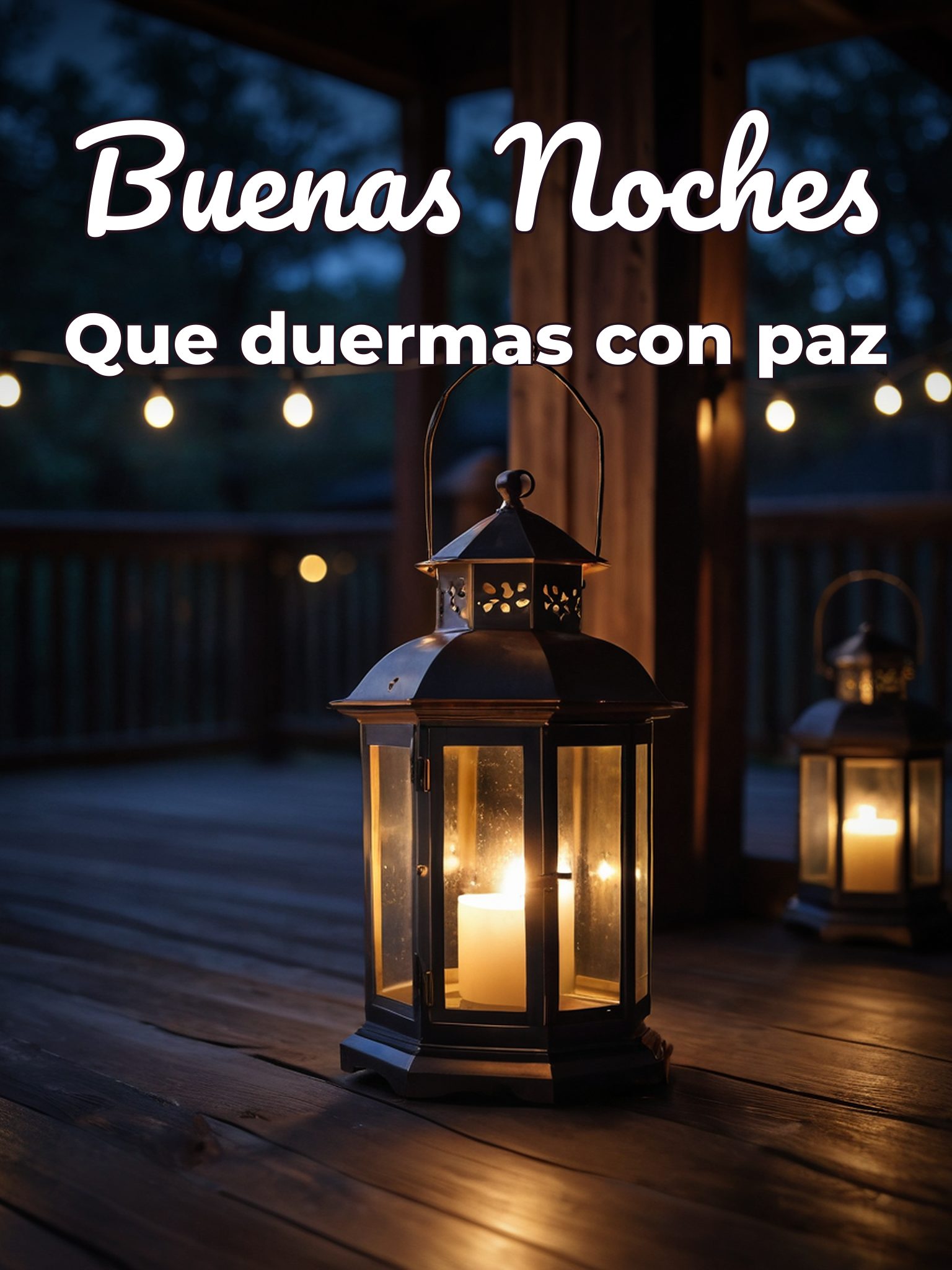 Un mensaje de buenas noches para celular