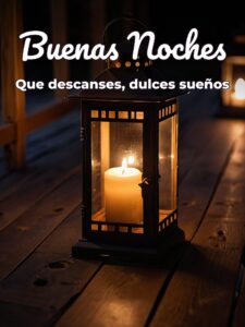 Un mensaje de buenas noches para WhatsApp