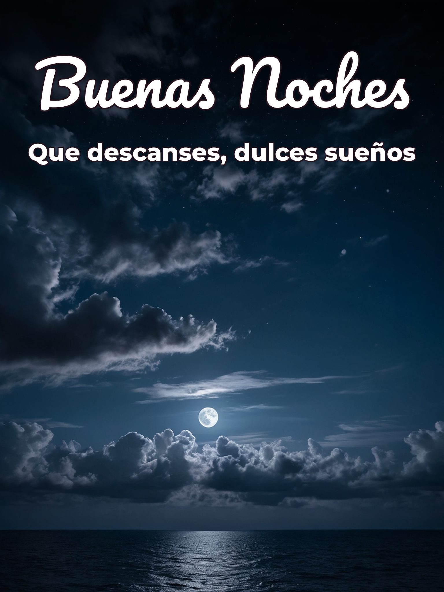 Un mensaje de buenas noches