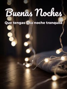 Un msj de buenas noches para WhatsApp