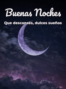Un pensamiento de buenas noches