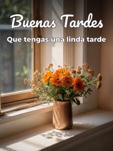 Una bonita tarde para WhatsApp celular